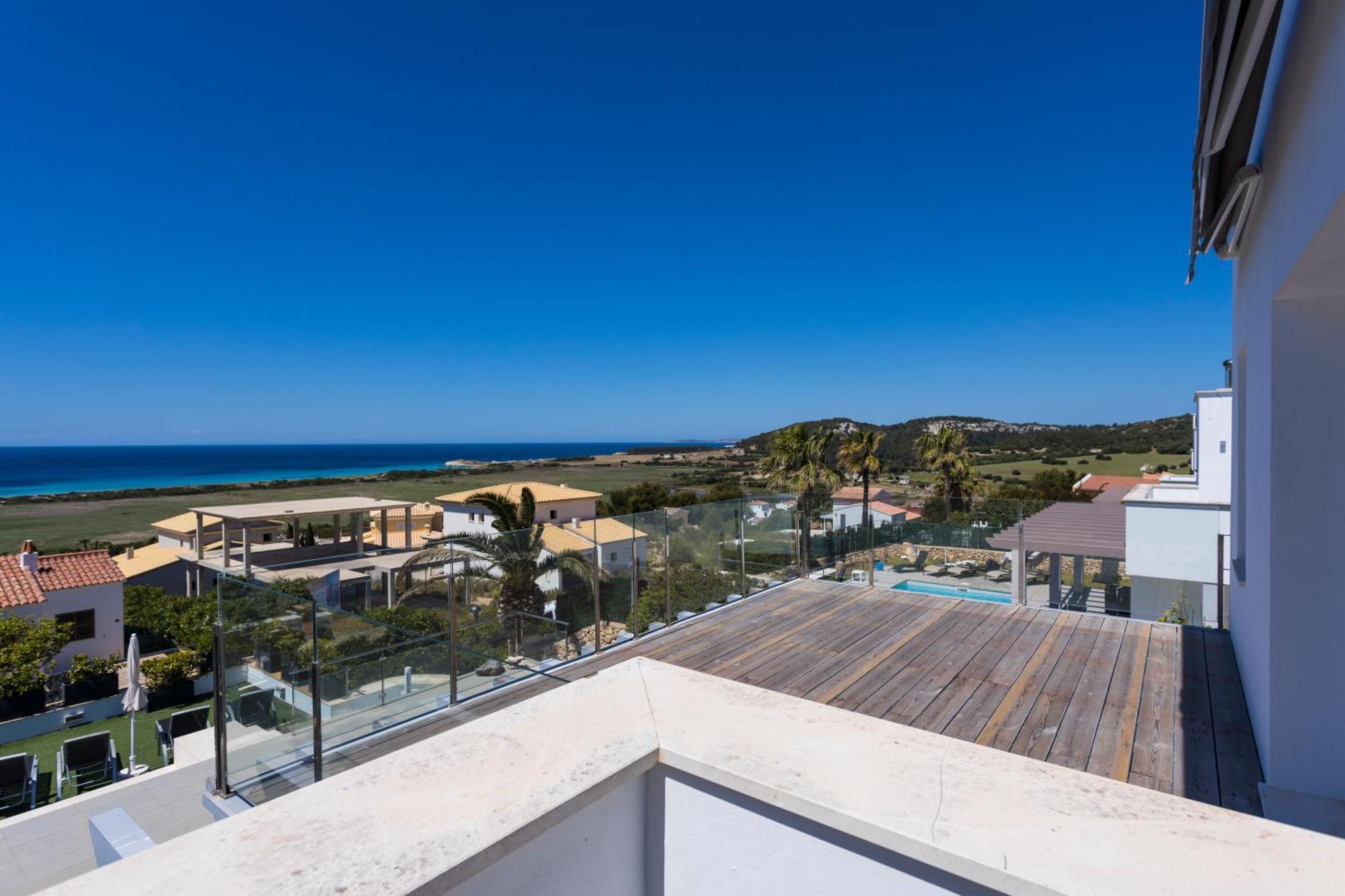 V196 Villa Brisa By Menorcarentals Villas Son Bou Ngoại thất bức ảnh